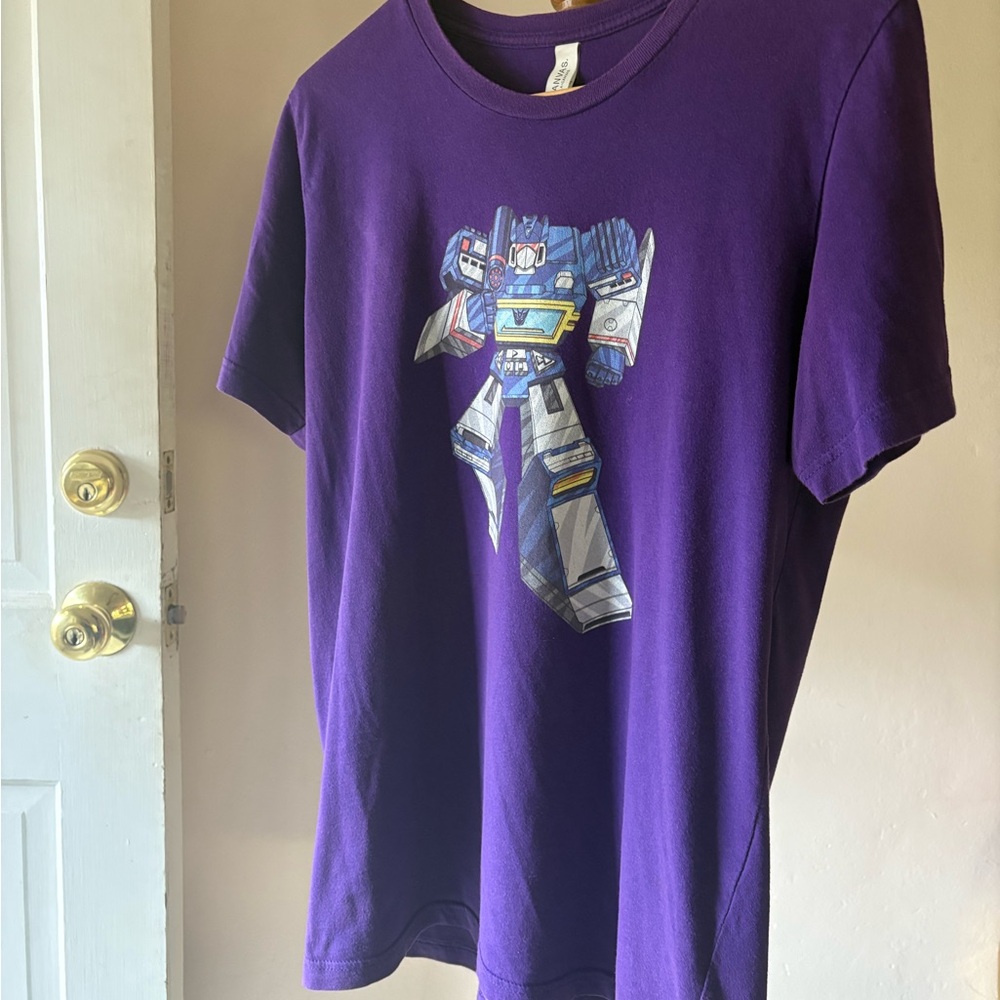 TRANSFORMERS DECEPTICON SOUNDWAVE Purple T-Shirt